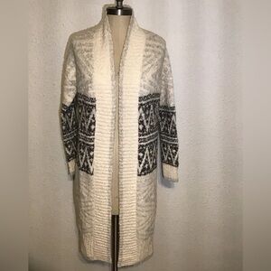 Joie long sweater open cardigan size XS